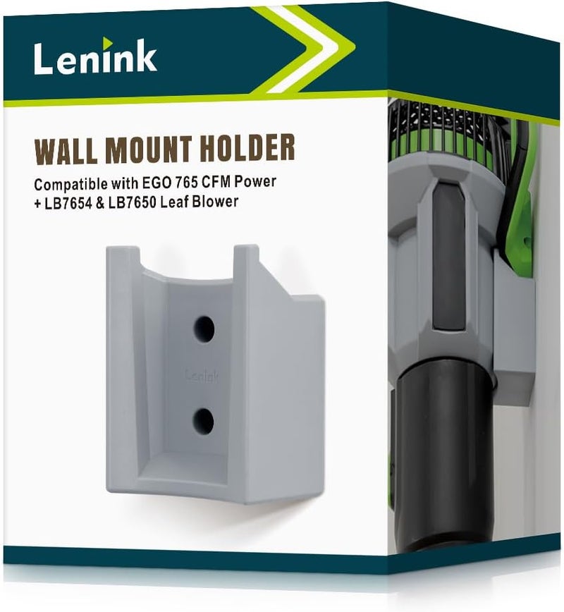 Lenink Wall Mount Compatible with EGO 765 CFM Power+ LB7654 & LB7650 Leaf Blower, Wall Mount Holder Bracket for Leaf Blower Storage - Image 1